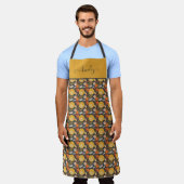 Tablier Modèle floral rétro classique (Porté)