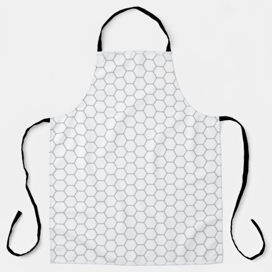 Tablier Modèle hexagone motif Honeypeb (Recto)