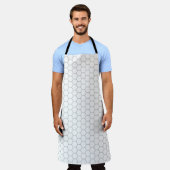 Tablier Modèle hexagone motif Honeypeb (Porté)