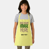 TABLIER MODÈLE TEXTE MODERNE PASTEL JAUNE D'IMAGE (Insitu)