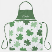 Tablier Modèles de trèfle vert pour la Saint-Patrick (Recto)
