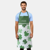 Tablier Modèles de trèfle vert pour la Saint-Patrick (Porté)