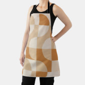 Tablier Modern Beige Geometric Apron (Insitu)