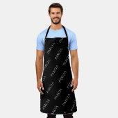 Tablier Modern Chic Personalized Cooking Chef Branding  (Porté)