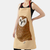 Tablier Modern cute northern saw-whet owl (Insitu)