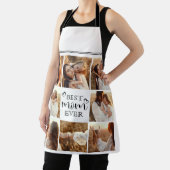 Tablier Modern Elegant Best Mom Ever Custom Photo Collage (Insitu)