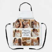 Tablier Modern Elegant Best Mom Ever Custom Photo Collage (Recto)
