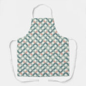 Tablier Modern Geometric Quilt Inspired Apron (Recto)