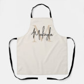 Tablier Modern Monogram (Recto)