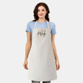 Tablier Modern Monogram  Apron (Porté)