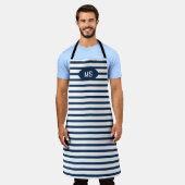 Tablier Modern Pattern Apron for Home Chefs (Porté)
