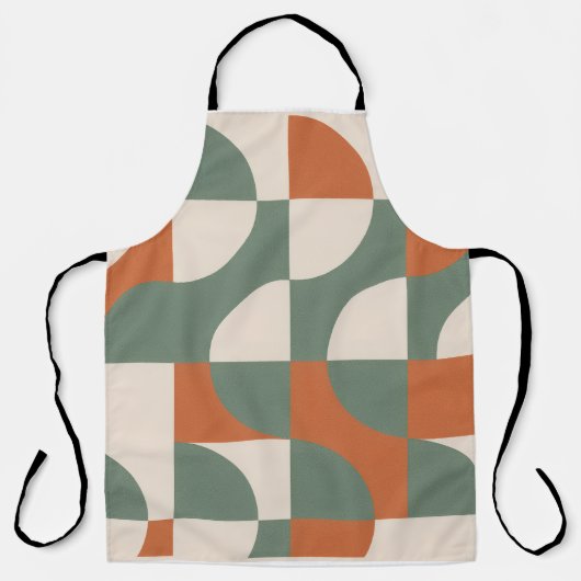 Tablier Modern Retro Geometric Apron (Recto)