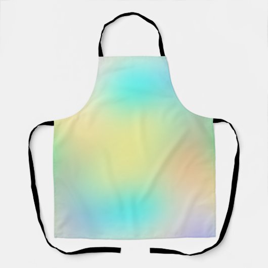 Tablier Modern simple clear colorful gradient (Recto)