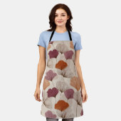 Tablier Modern Spring Botanical FloralAll-Over Print Apron (Porté)