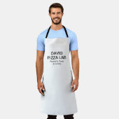 Tablier Modern Sushi Lab Name Logo Design (Porté)