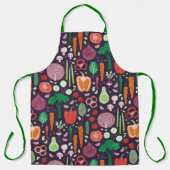 Tablier Modern Vegetable Pattern (Recto)
