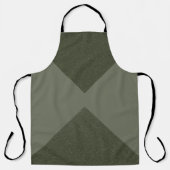 Tablier moderne à écran plat vert mousse (Recto)