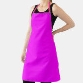 Tablier moderne à impression rose magenta vif (Insitu)