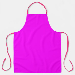 Tablier moderne à impression rose magenta vif