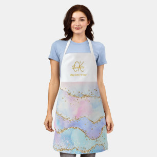 Tablier Moderne Cute Pastel Couleurs Parties scintillant M