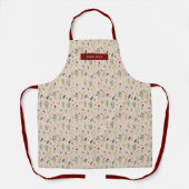 Tablier Moderne Fleur sauvage Floral Grace Chic tendance (Recto)