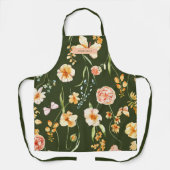 Tablier Moderne Floral Green Grace Chic tendance (Recto)