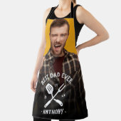 Tablier Moderne Meilleur DAD Jamais Cool Nom Photo Apron H (Insitu)