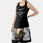 Tablier Moderne Meilleur papa Jamais Père`Jour Keepsaké 3  (Insitu)