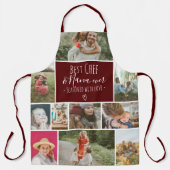 Tablier Moderne Meilleure chef grand-mère photo collage gr (Recto)