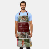 Tablier Moderne Meilleure chef grand-mère photo collage gr (Porté)