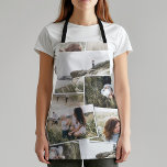 Tablier Moderne minimaliste 5 photo élégante couverture en<br><div class="desc">Conception d'tablier de collage multi-photo minimaliste moderne. Avec espace pour 5 photos. Un cadeau idéal pour les mamans,  papas,  grand,  grand-père de n'importe quel membre de la famille,  Noël,  anniversaire,  anniversaire,  jour de la mère et fête des pères.</div>