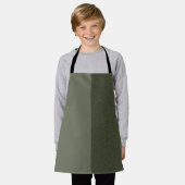 Tablier moderne Moss Green - Conception personnali (Porté)
