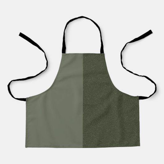 Tablier moderne Moss Green - Conception personnali (Recto)