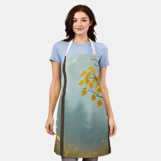 Tablier moderne pour Cuisine et cuisson - élégant, (Porté)