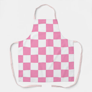 Tablier Moderne rose numérique géométrique stylé