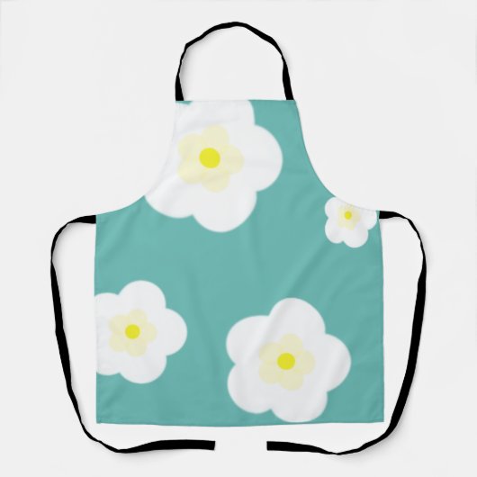 Tablier Moderne Simple Spring Fleurs margueuses dégradé (Recto)