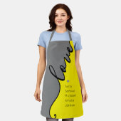 Tablier Moderne stylish élégant Script fête des mères tabl (Porté)