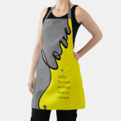 Tablier Moderne stylish élégant Script fête des mères tabl (Insitu)