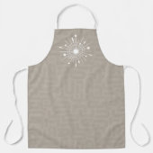 Tablier Moderniste du Fléau de neige atomique du milieu du (Recto)