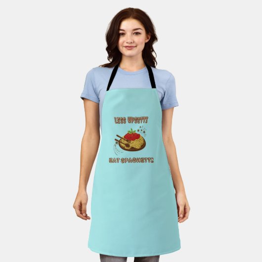 Tablier Moins Upsetti Plus Spaghetti   (Porté)