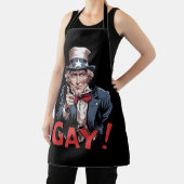 Tablier Mois de la fierté de l'allié gay LGBT drôle (Insitu)