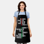 Tablier Mois de l'histoire noire Melanin King Reine Sista (Porté)