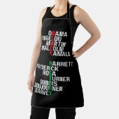 Tablier Mois de l'histoire noire Melanin King Reine Sista (Insitu)