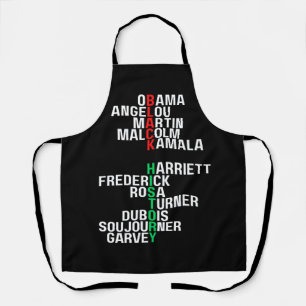 Tablier Mois de l'histoire noire Melanin King Reine Sista 