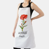 Tablier Mois de naissance Janvier (Insitu)