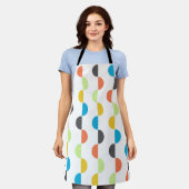 Tablier Moitié-cercles modernes du milieu du siècle (Porté)