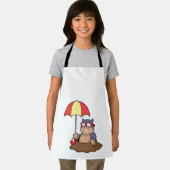 Tablier Mole à la pluie avec parapluie (Insitu)