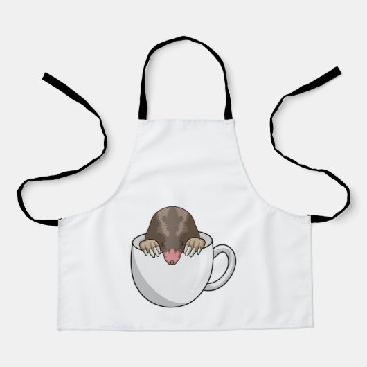 Tablier Mole avec la coupe de café (Recto)