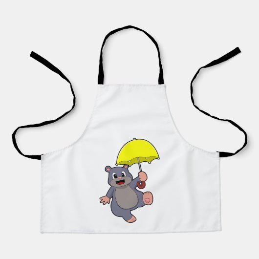Tablier Mole avec parapluie (Recto)