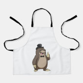 Tablier Mole en Groom avec Cravate (Recto)